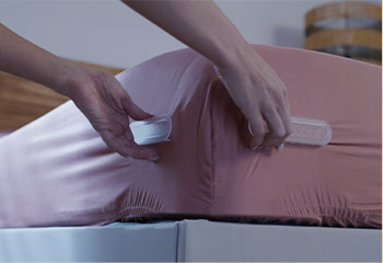 Tuck sheets into product